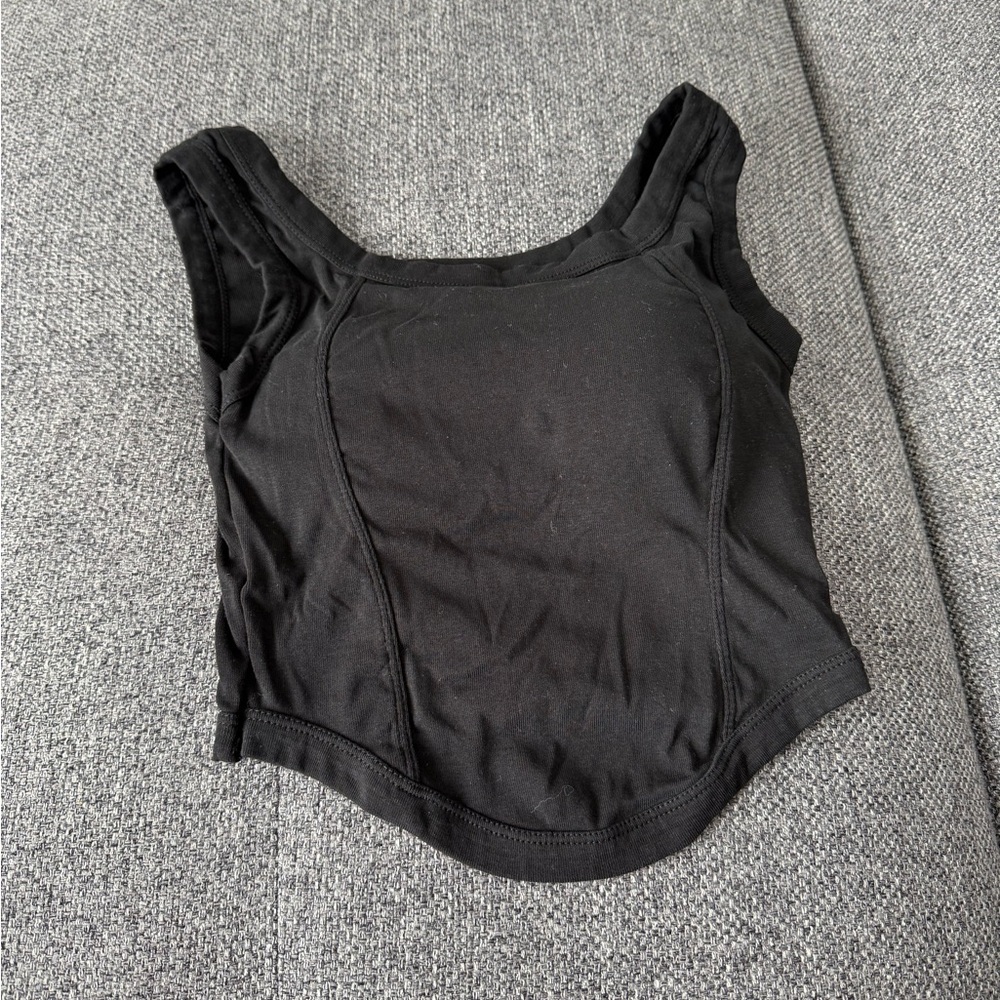 Black camisole bra top